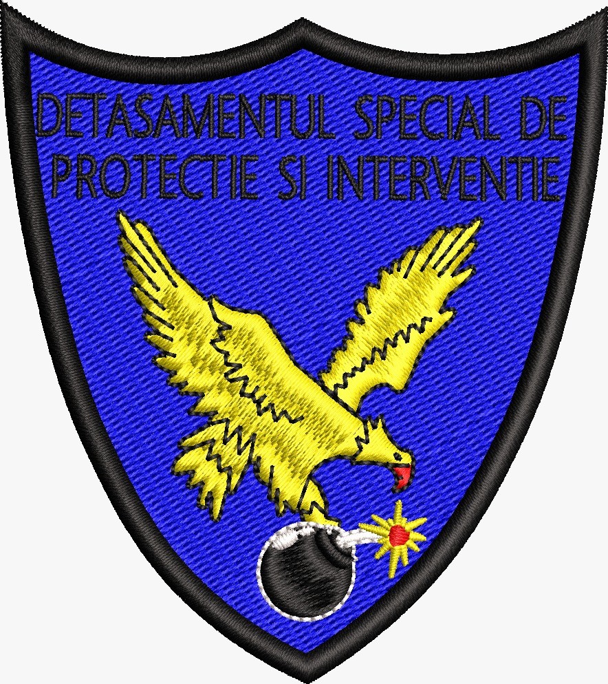ECUSON / EMBLEMA - DETASAMENTUL SPECIAL DE PROTECTIE SI INTERVENTIE